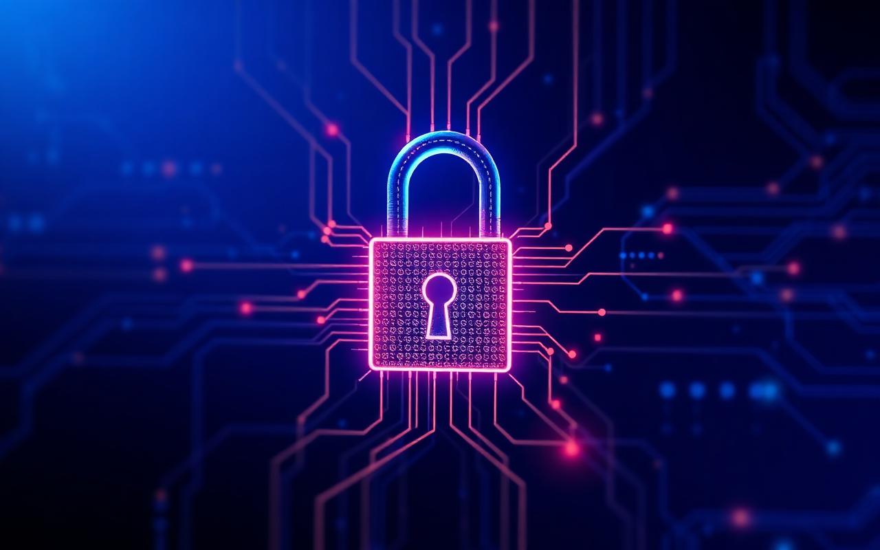 Cybersecurity padlock with circuitry